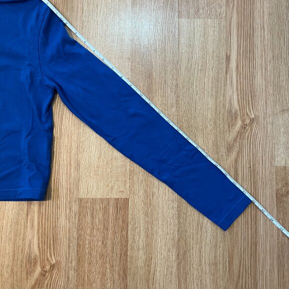 Cropped Blue Turtleneck Longsleeve H&M Basics - Picture 7 of 9